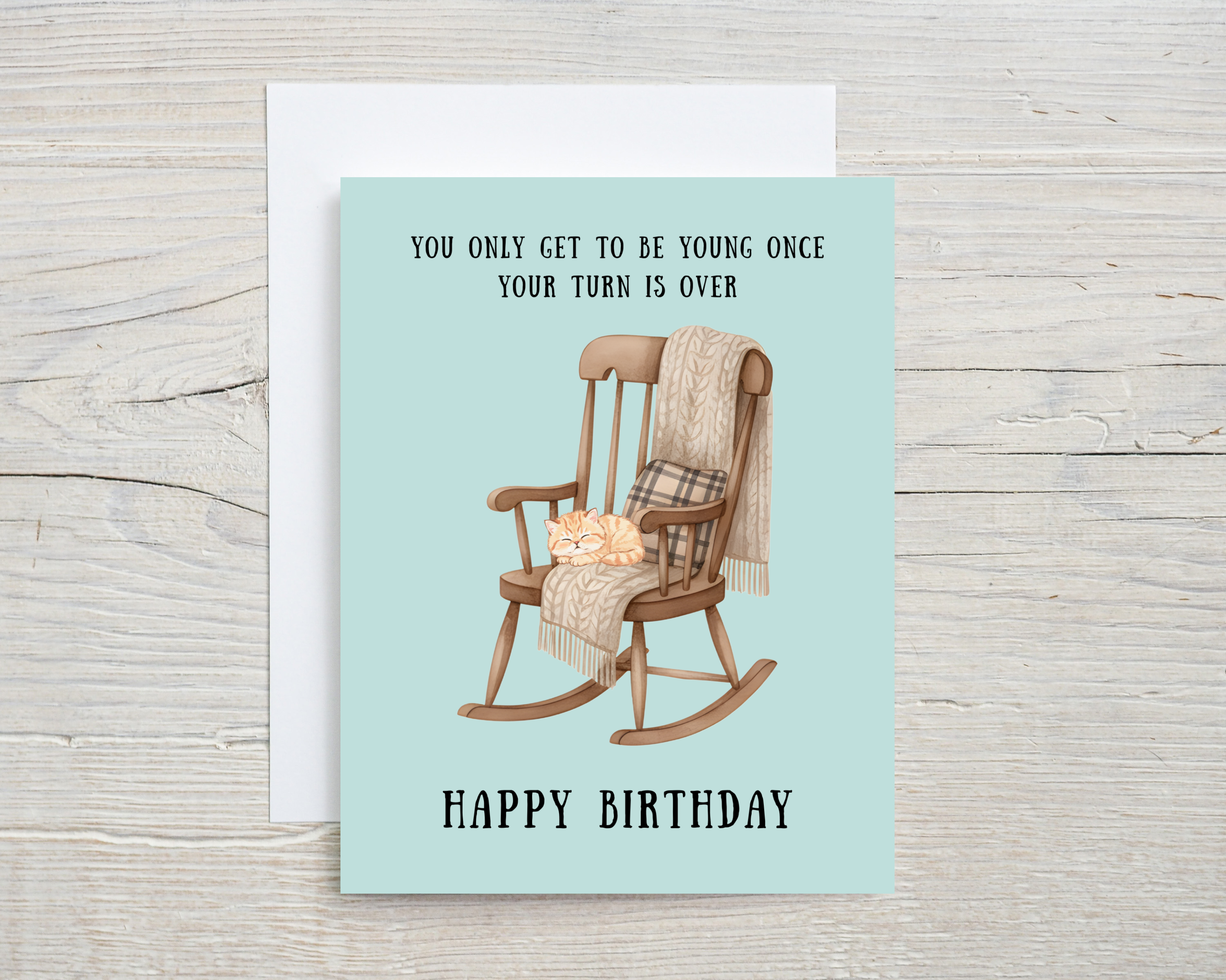 Birthday Card - You Only Get To Be Young Once