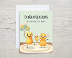 Baby Card - "Congratulation On Your New Little Peanut"