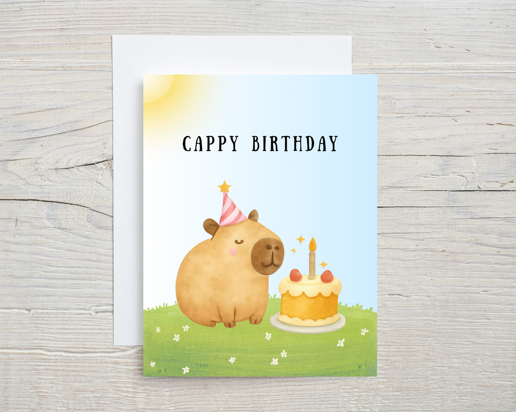 Birthday Card - Cappy Birthday