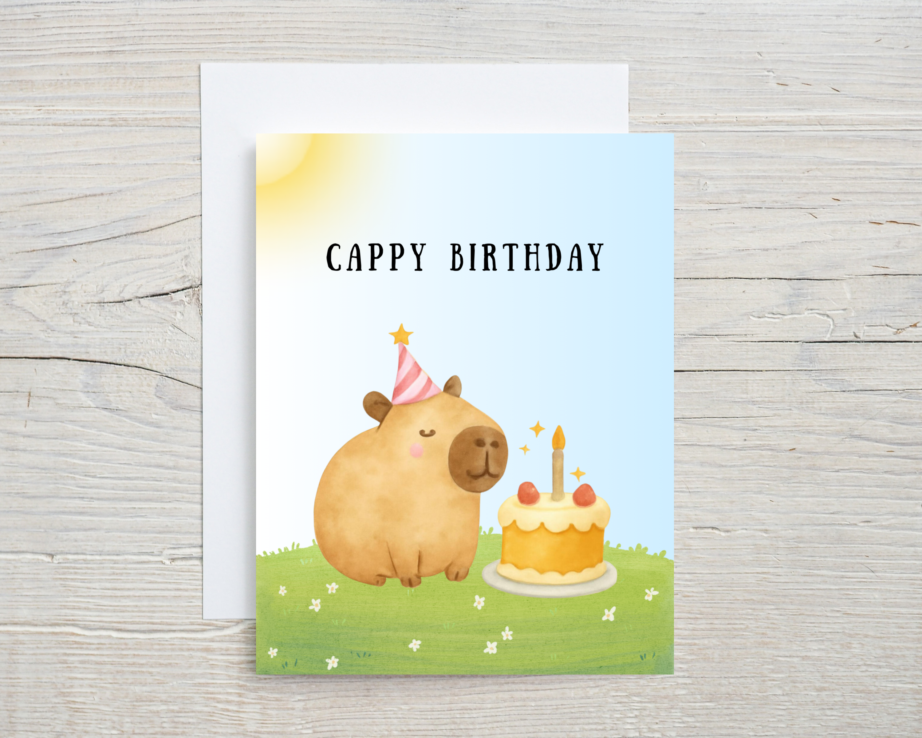 Birthday Card - Cappy Birthday