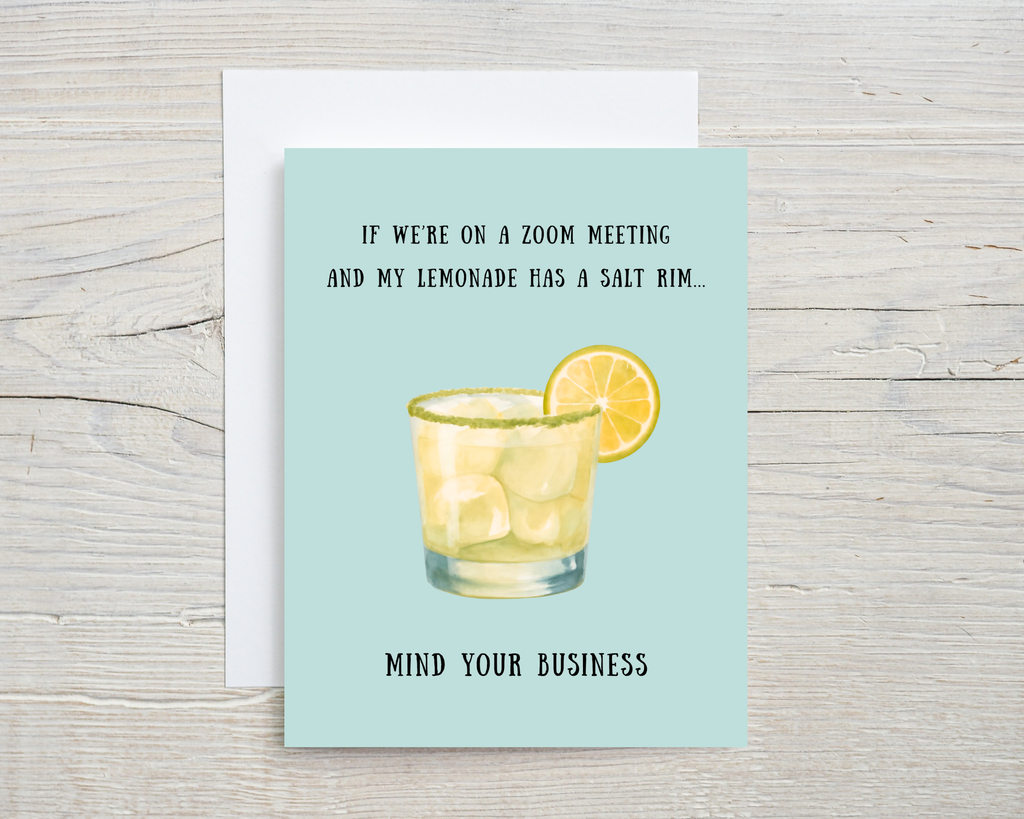Birthday Card - Mind Your Business