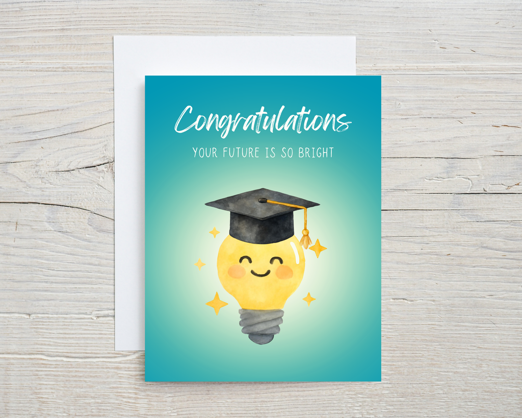 Graduation Card - Your Future Is So Bright