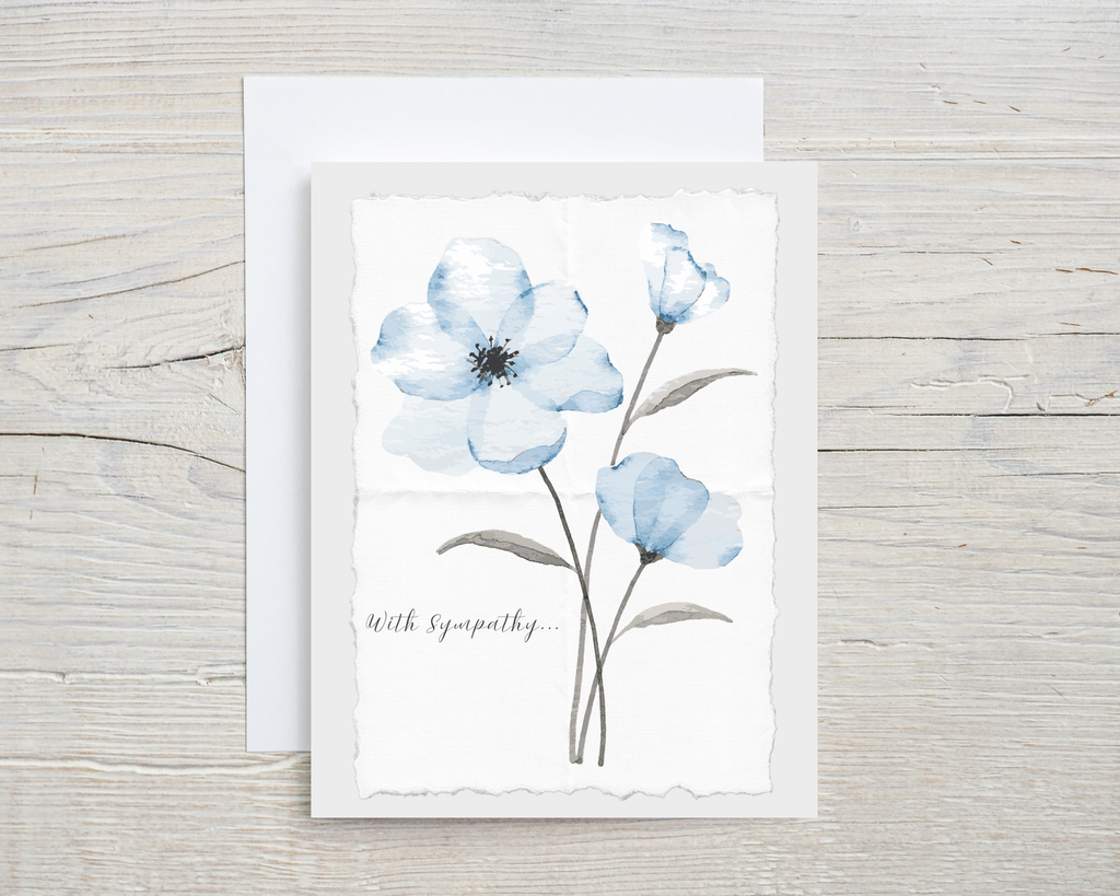 Sympathy Card - With Sympathy