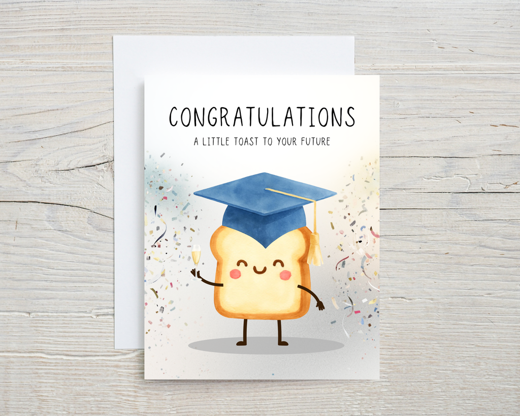 Graduation Card - A Little Toast To Your Future