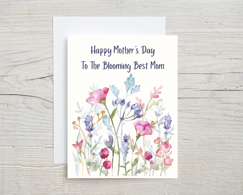 Mother's Day Card - To The Blooming Best Mom