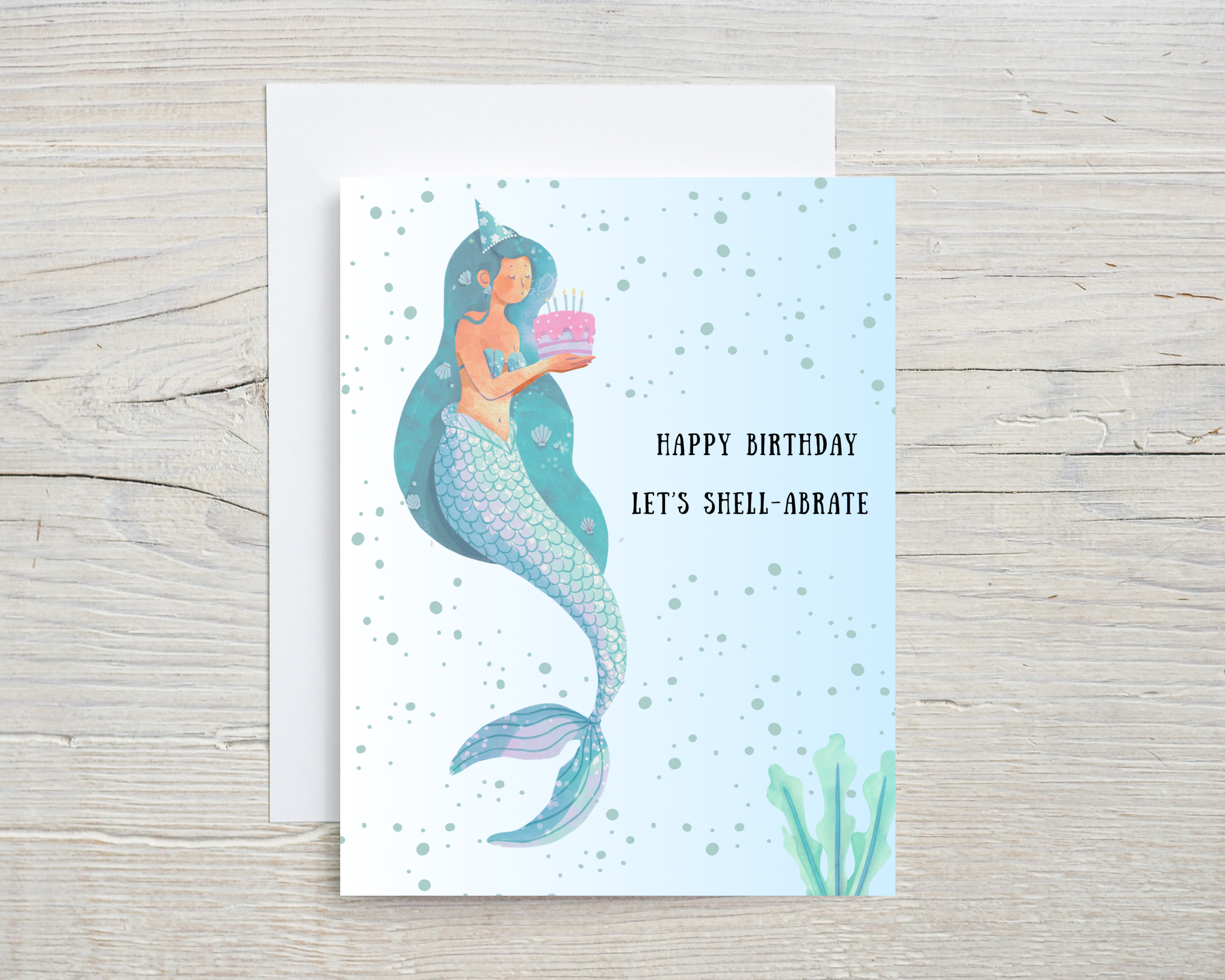 Birthday Card - Let's Shell-abrate