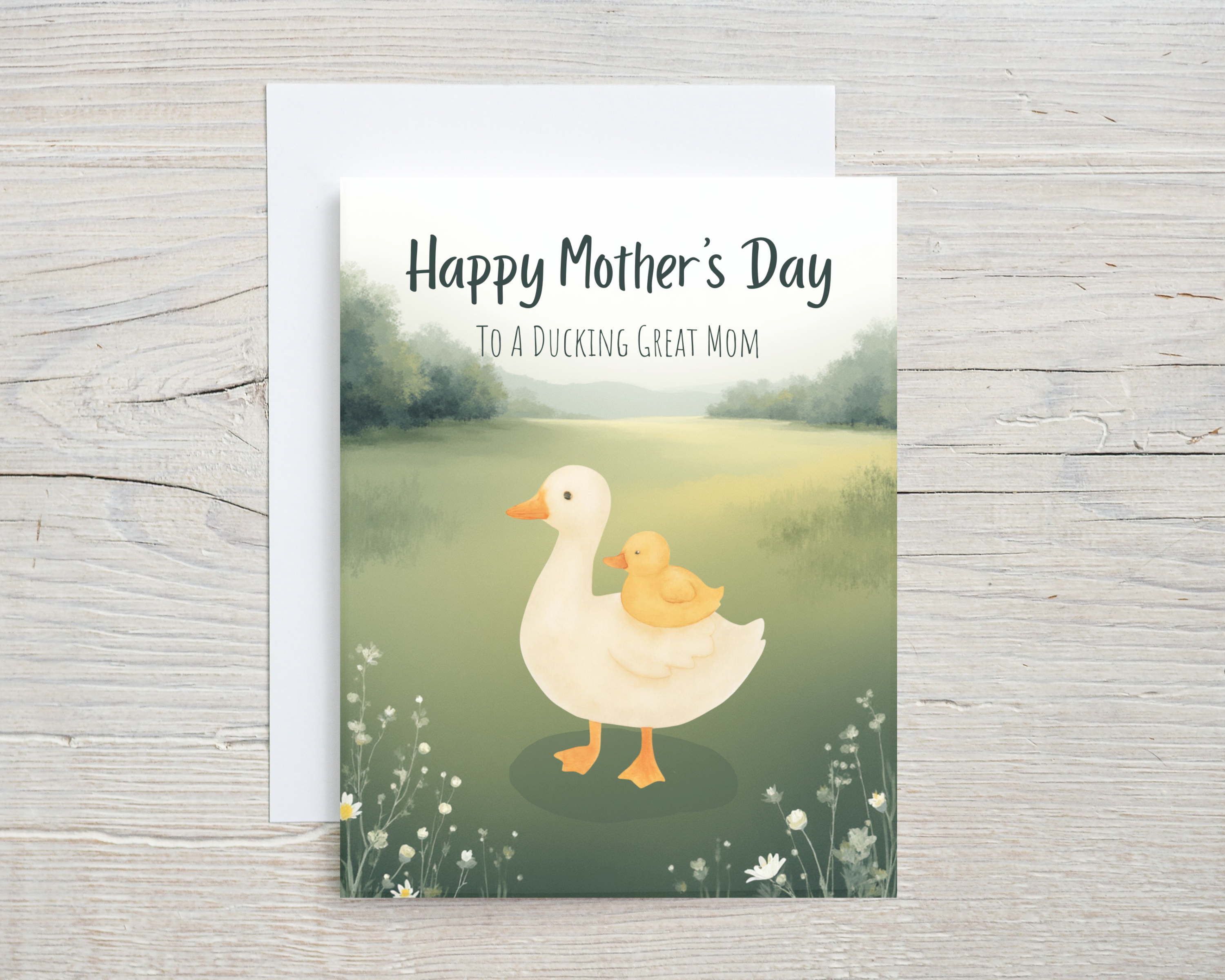 Mother's Day Card - To A Ducking Great Mom