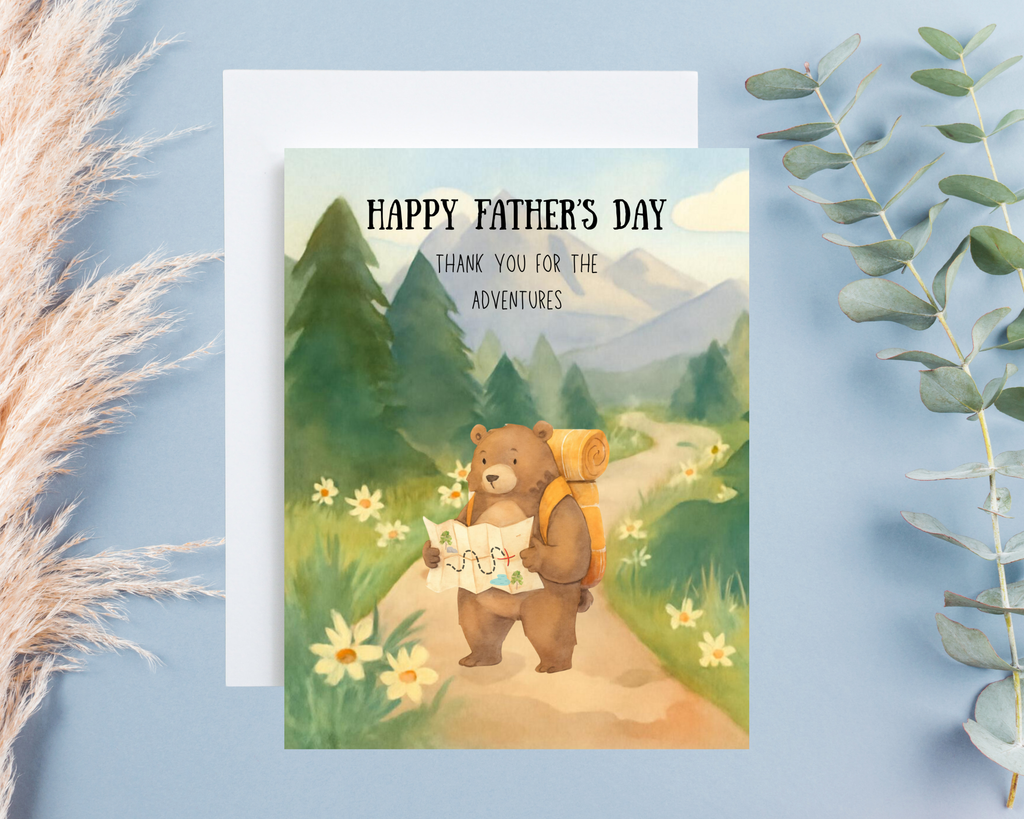 Father's Day Card - Thanks For The Adventures