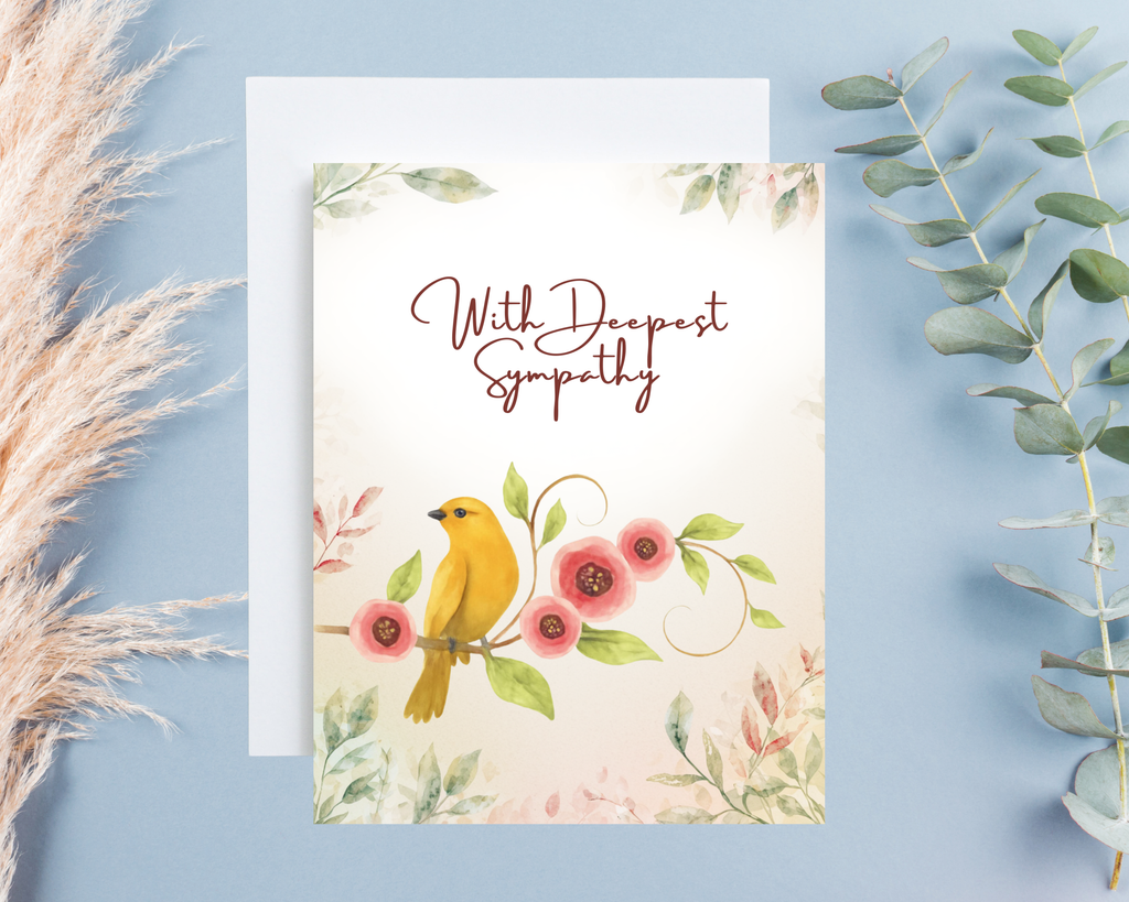 Sympathy Card - With Deepest Sympathy