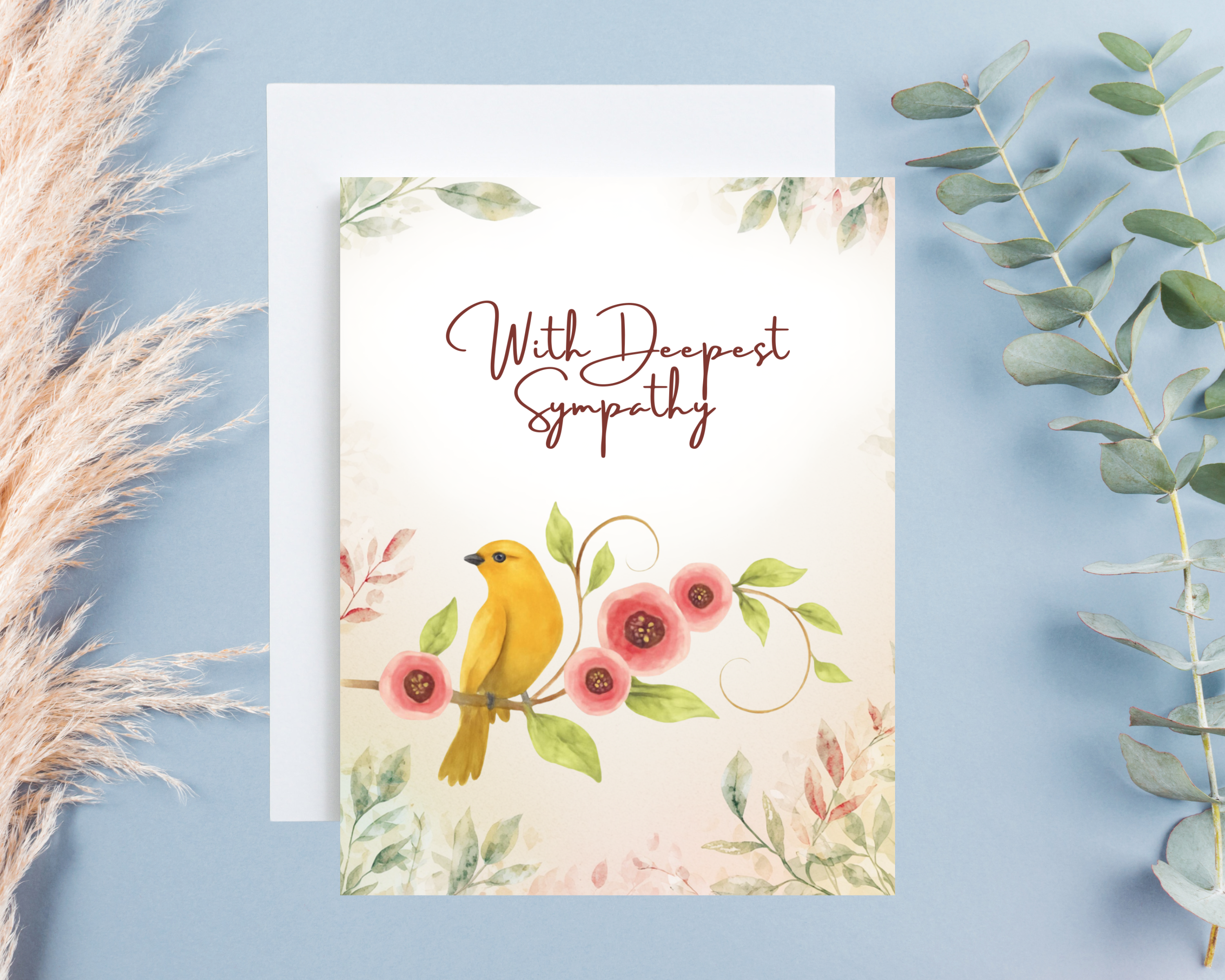 Sympathy Card - With Deepest Sympathy