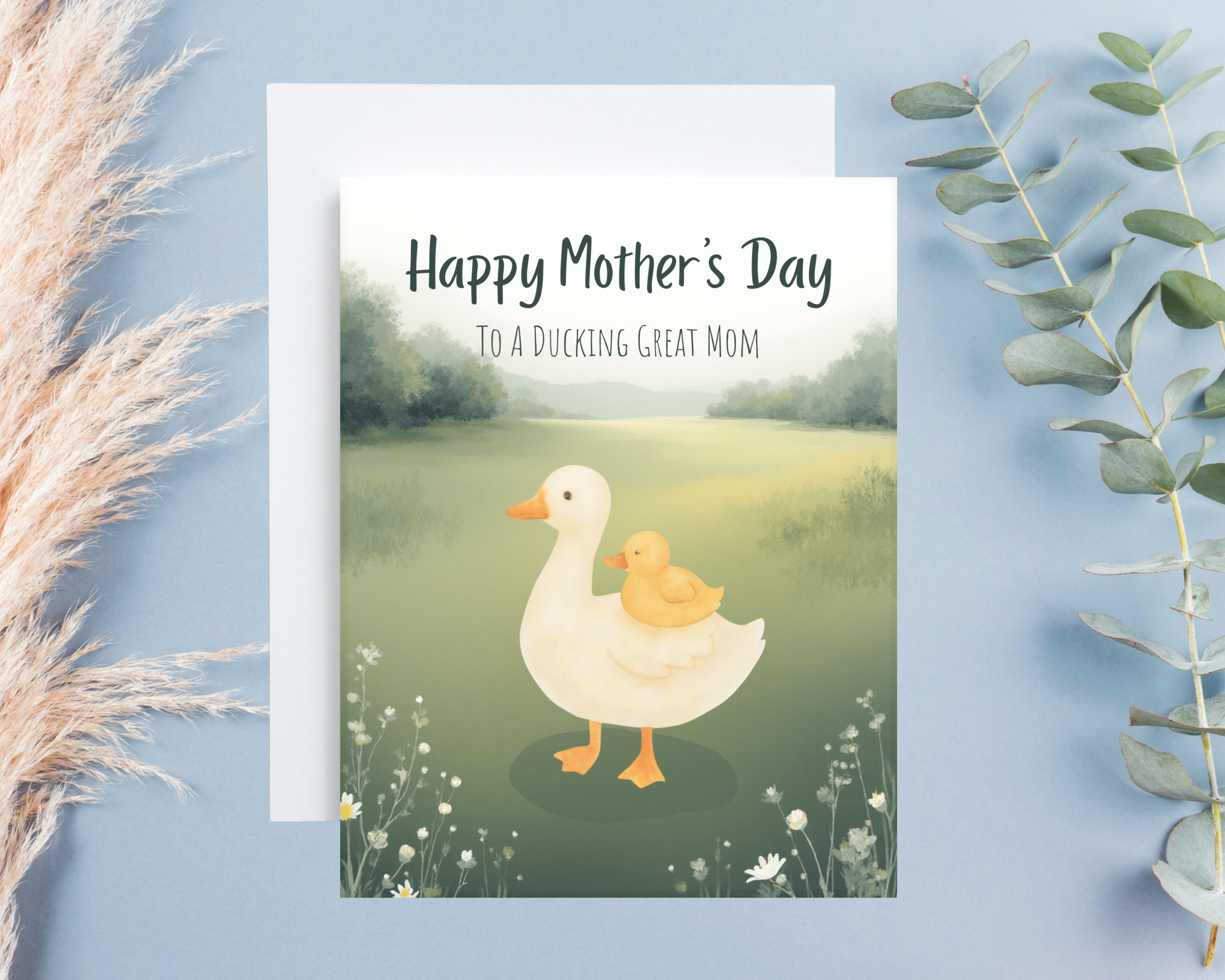 Mother's Day Card - To A Ducking Great Mom
