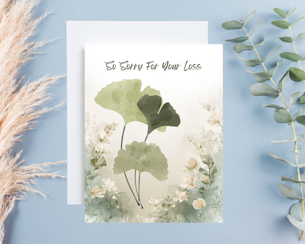 Sympathy Card - So Sorry For Your Loss
