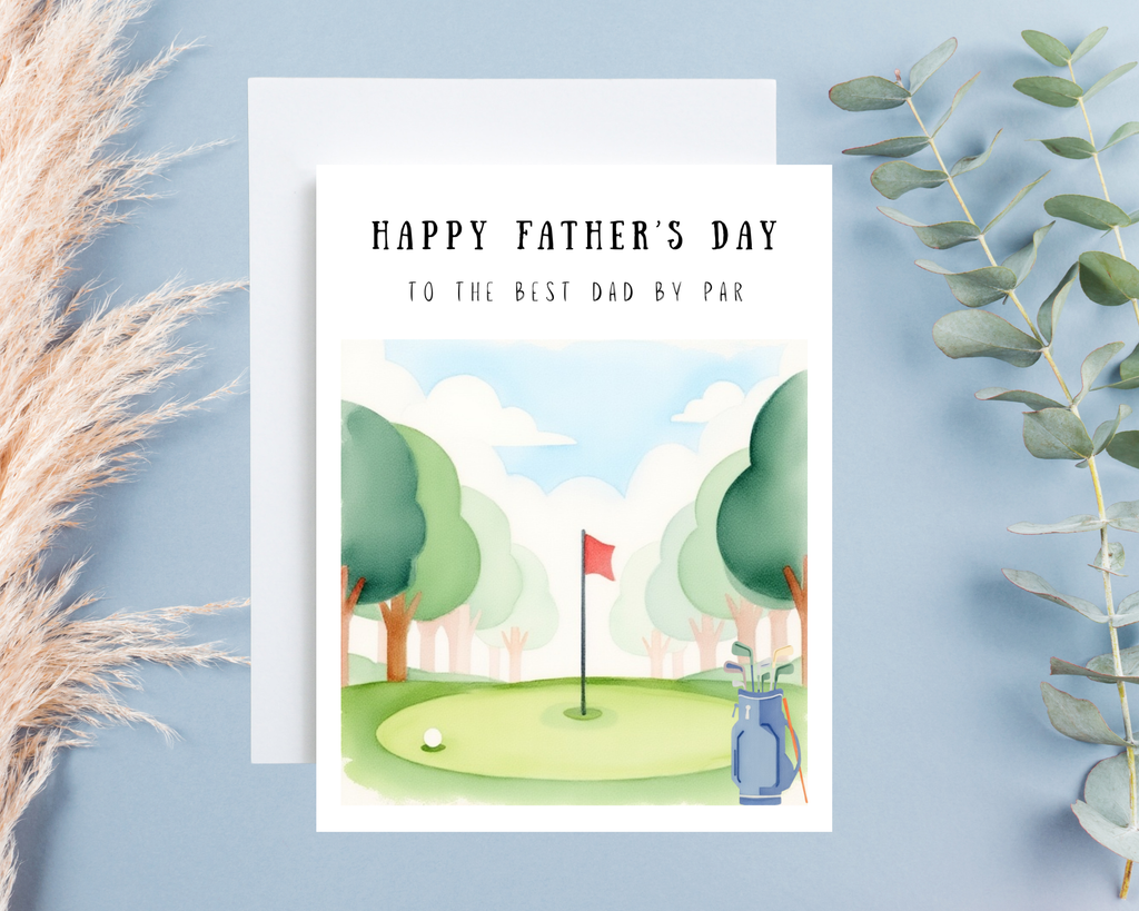Father's Day Card - Best Dad By Par