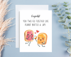 Wedding Card - You Two Go Together Like PB & J