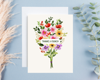 Thank You Card - Thanks A Bunch