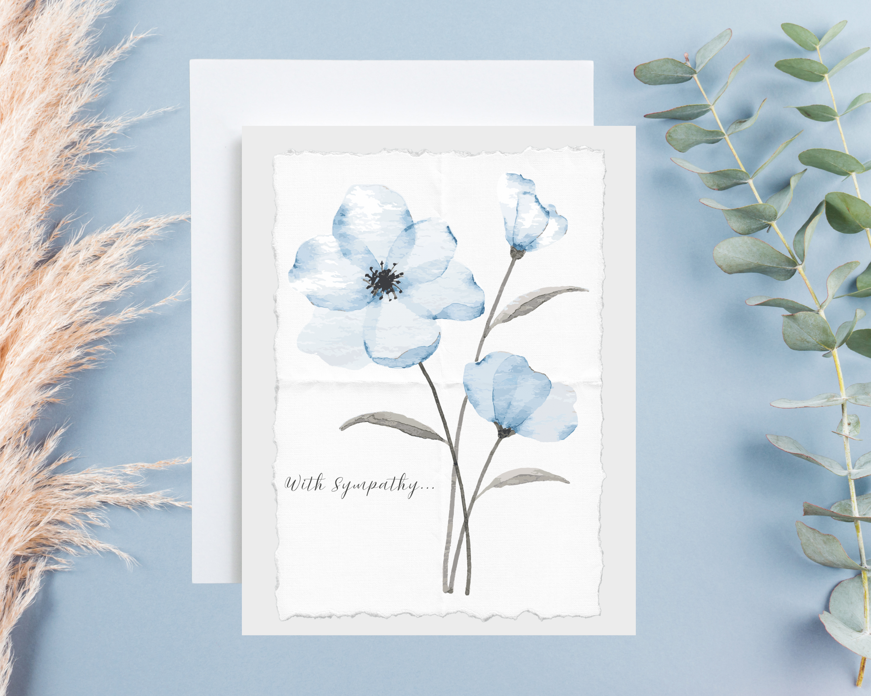 Sympathy Card - With Sympathy