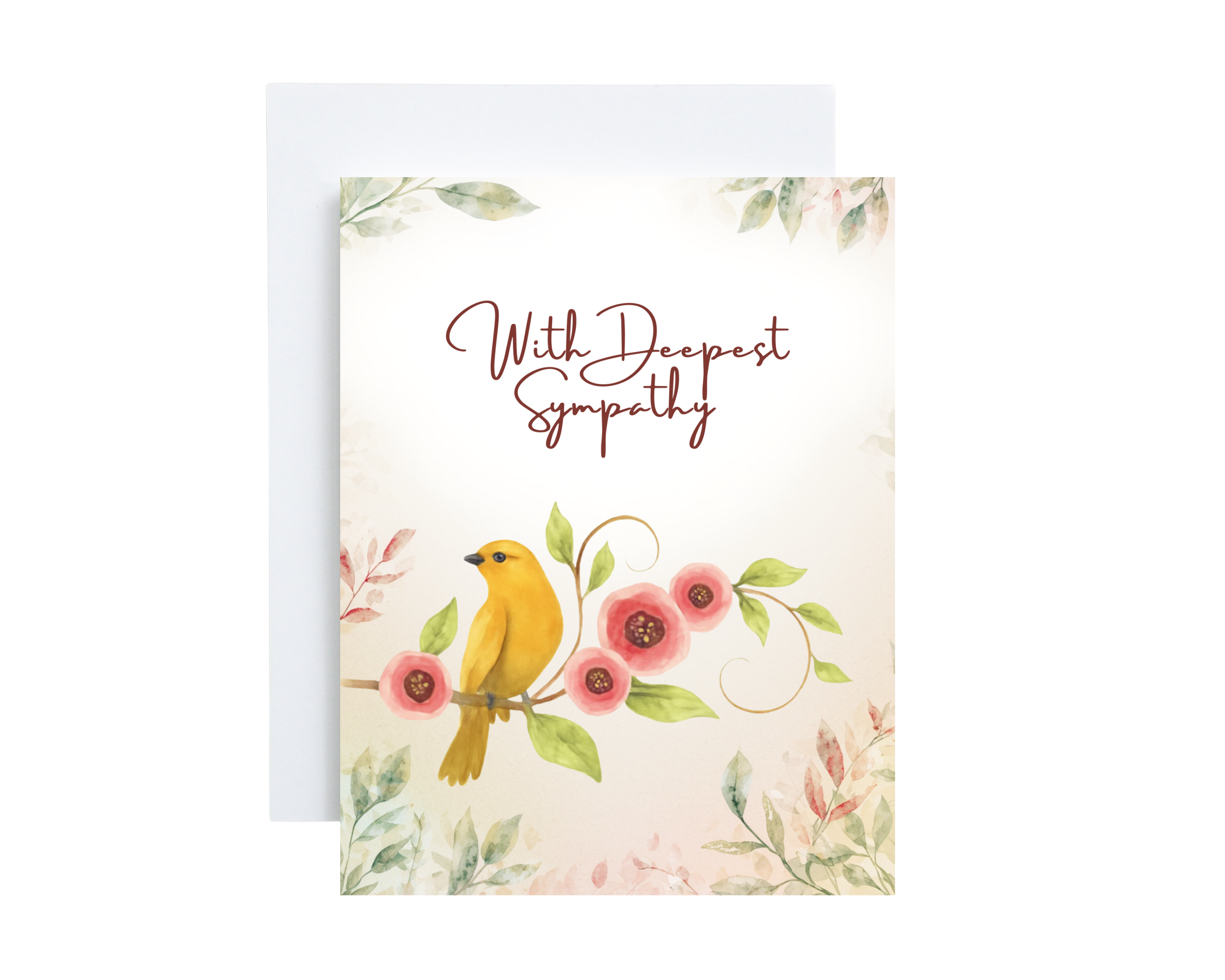 Sympathy Card - With Deepest Sympathy
