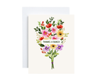 Thank You Card - Thanks A Bunch