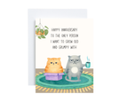 Anniversary Card - "Old And Grumpy"