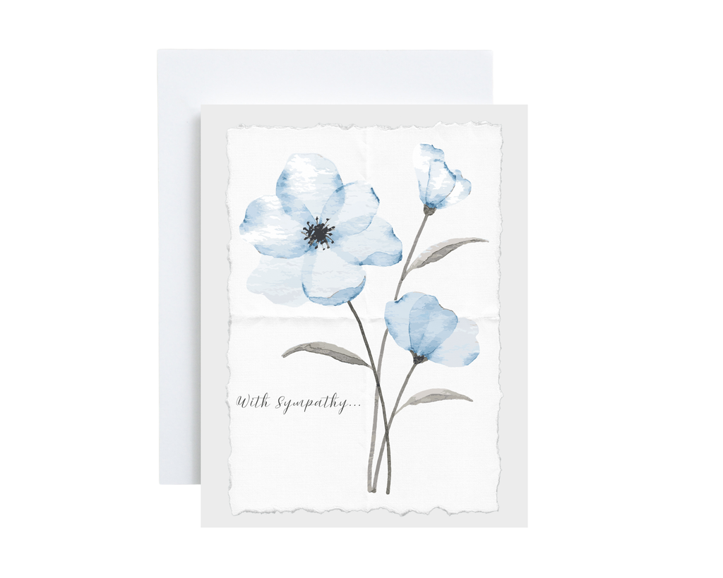 Sympathy Card - With Sympathy
