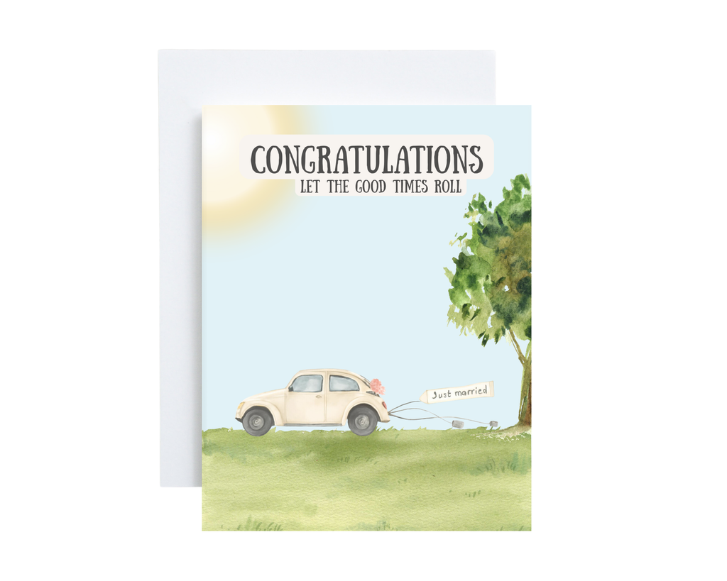Wedding Card - Let The Good Times Roll