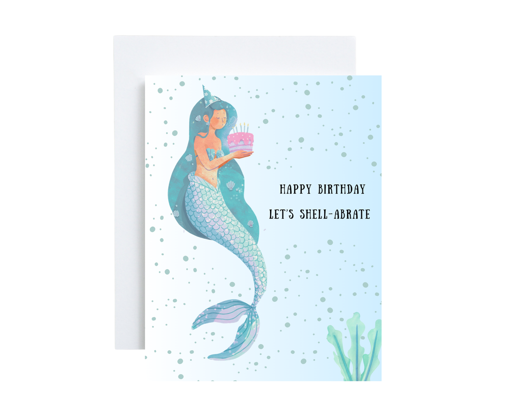 Birthday Card - Let's Shell-abrate