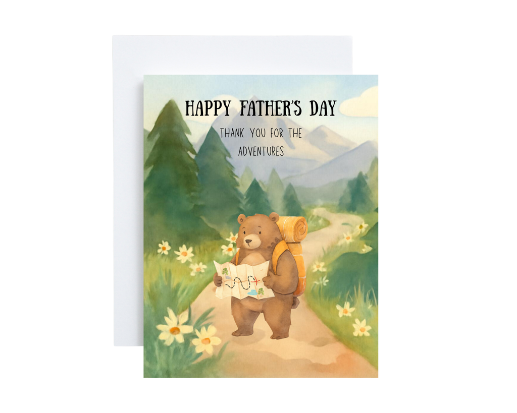 Father's Day Card - Thanks For The Adventures