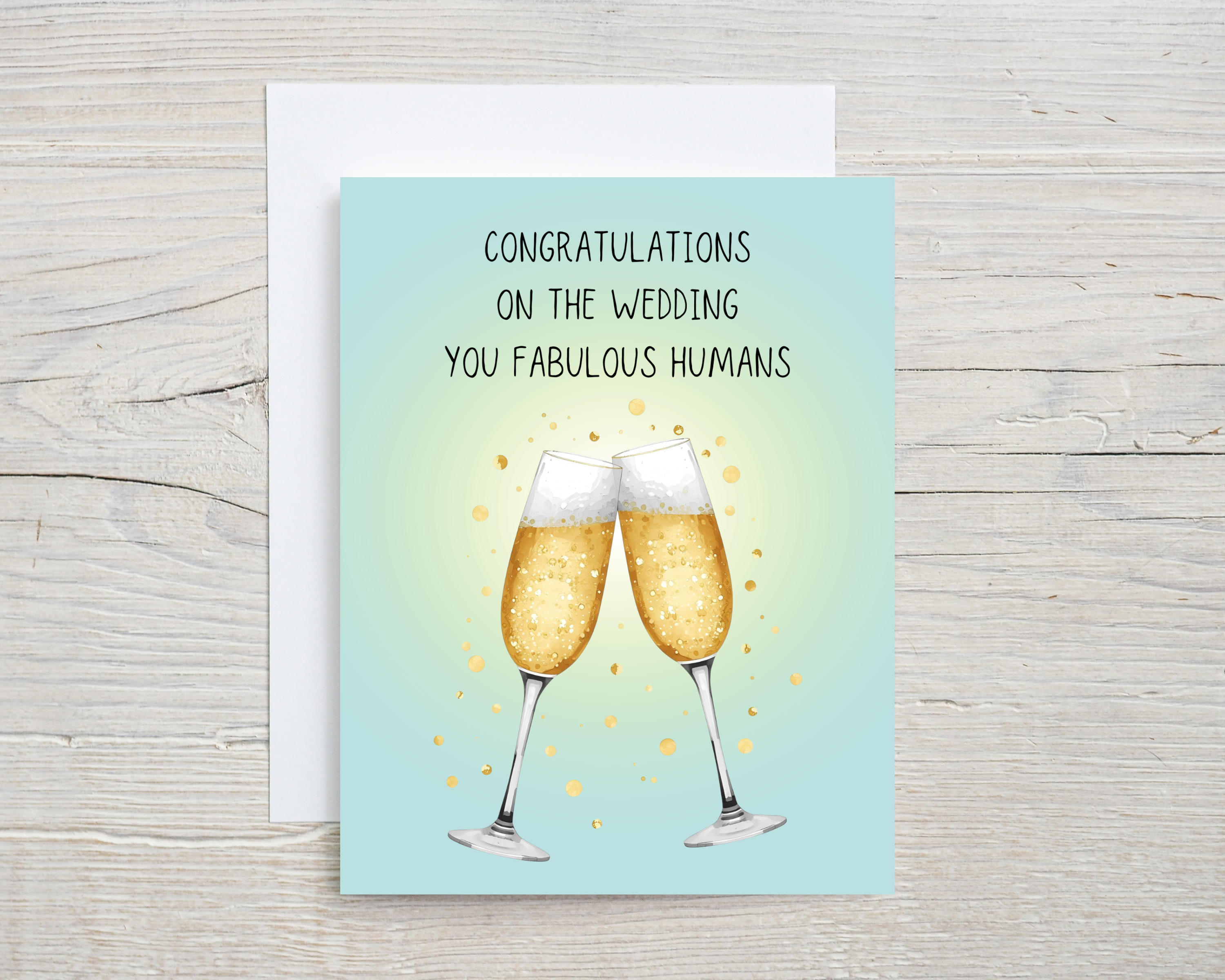 Wedding Card - You Fabulous Humans